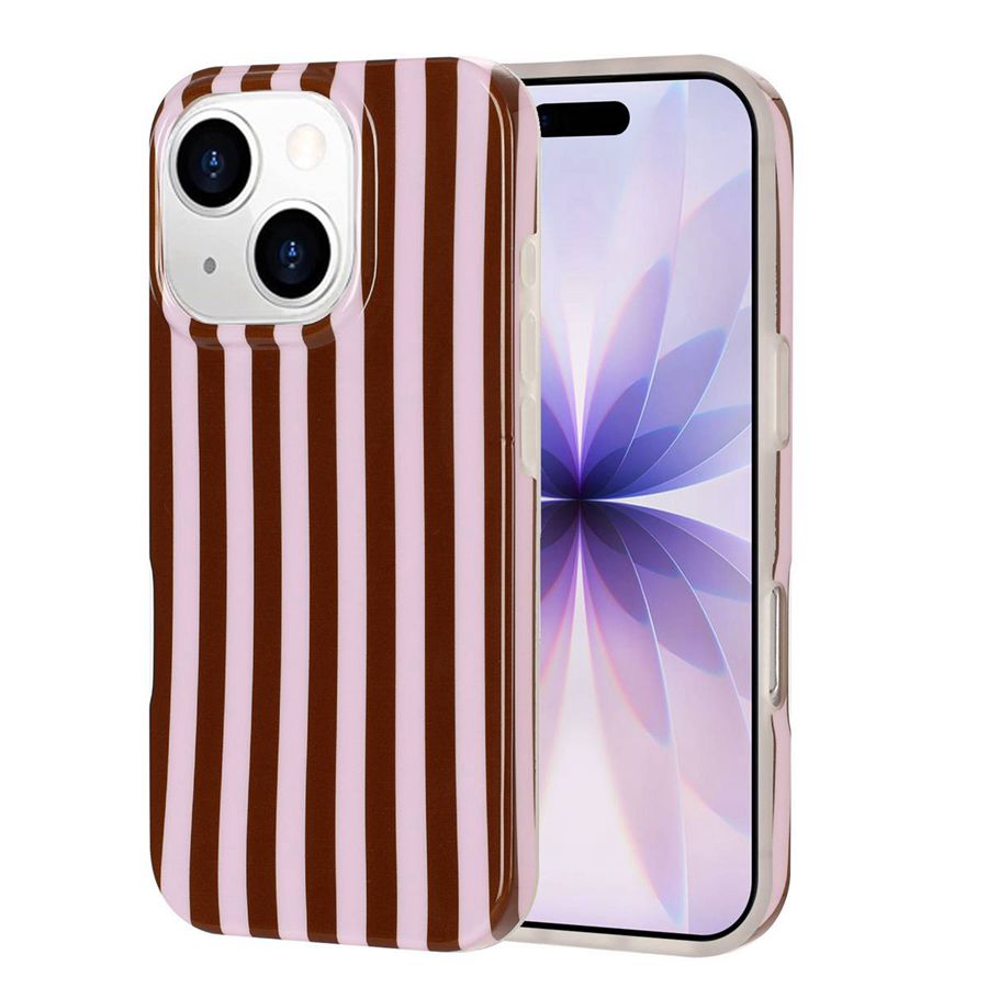 iPhone 14 Plus/15 Plus Striped TPU Case