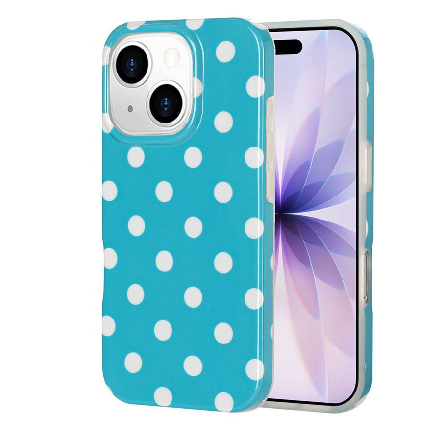 iPhone 14 Plus/15 Plus Retro Polka Dot Case