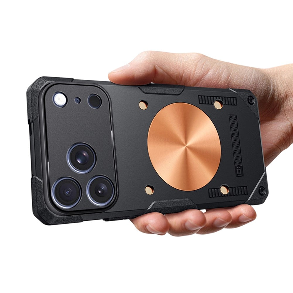 iPhone 17 Pro Copper Cooling Case with Car Mount Support