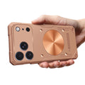 For iPhone 17 Pro Case Copper Heat Dissipation TPU + Metal Cooling Phone Cover Support Magnetic Car Mount