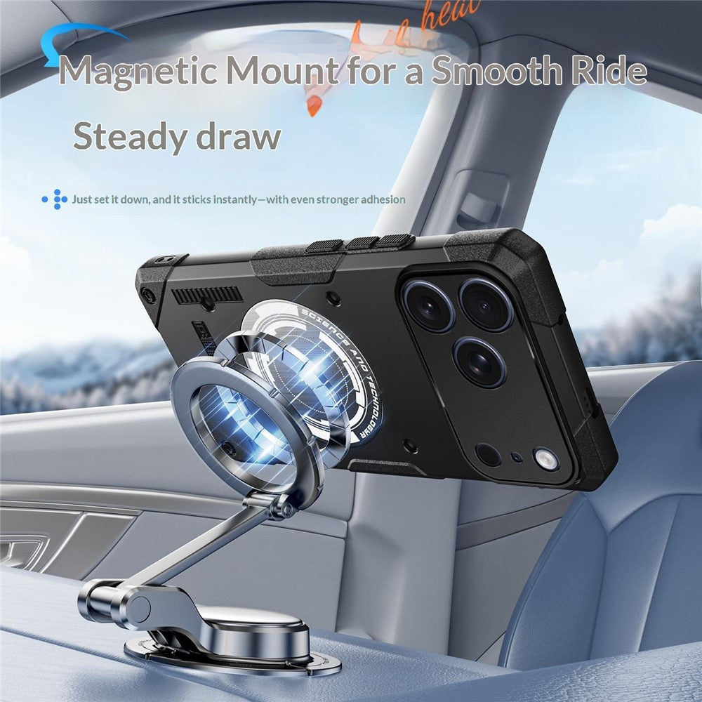 For iPhone 17 Pro Case Graphene Cooling TPU + PC Armor Shockproof Phone Cover