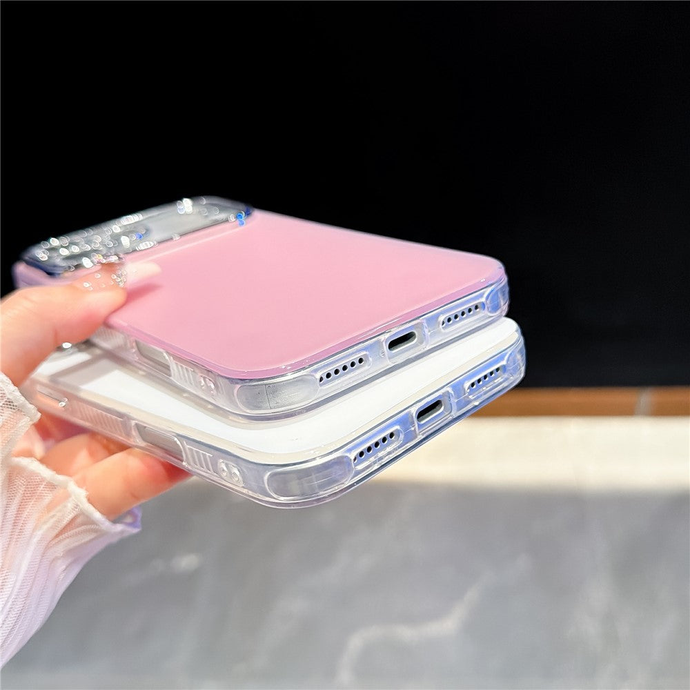 For iPhone 18 Pro Max / 17 Pro Max Case PC + TPU IMD Phone Cover with Electroplated Camera Frame