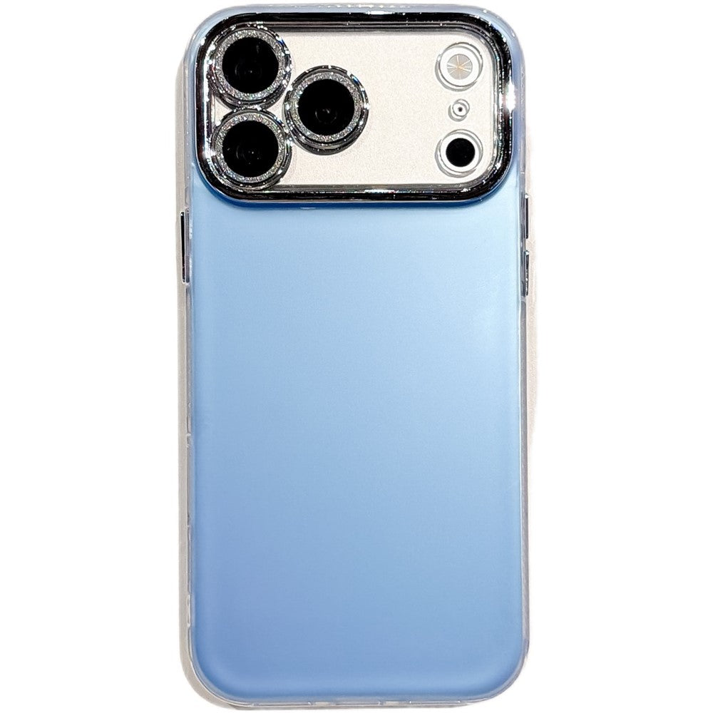 For iPhone 18 Pro Max / 17 Pro Max Case PC + TPU IMD Phone Cover with Electroplated Camera Frame