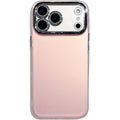 For iPhone 18 Pro / 17 Pro Case PC + TPU IMD Phone Cover with Electroplated Camera Frame