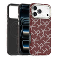 For iPhone 17 Pro Max Magnetic Case Aramid Fiber Texture Leather + PC + TPU Shockproof Phone Cover