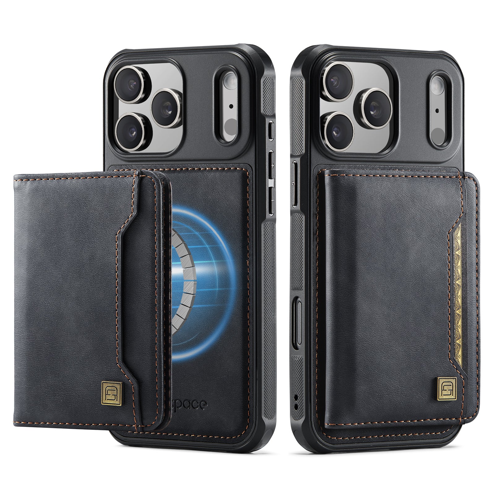 AUTSPACE A13 iPhone 17 Pro Vintage Leather Case