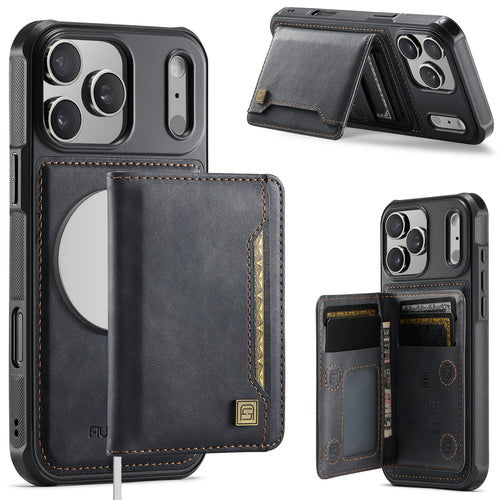 AUTSPACE A13 iPhone 17 Pro Max Vintage Leather Case
