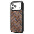 DENIOR A28 for iPhone 17 Pro Magnetic Case Floral Embroidery Leather + PC + TPU Phone Cover