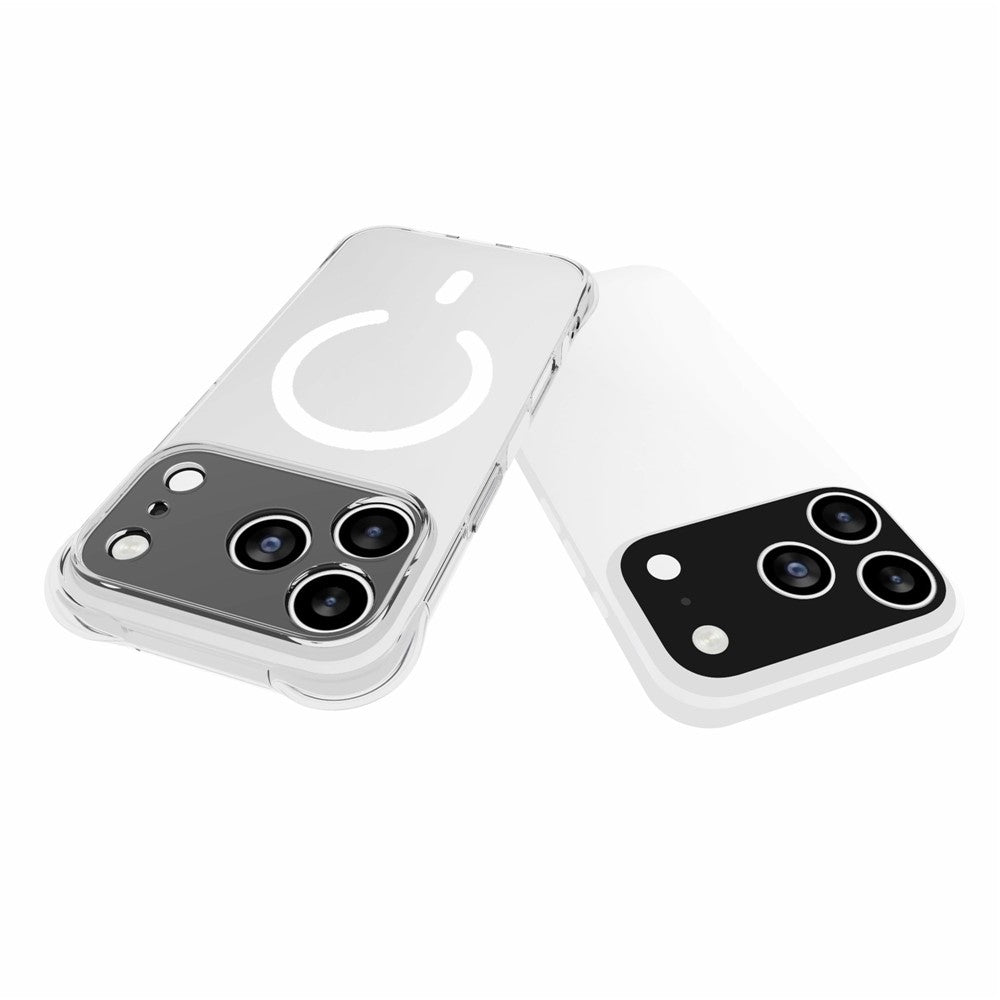 For iPhone 17 Pro  /  18 Pro Magnetic Case TPU Anti-drop Phone Back Cover