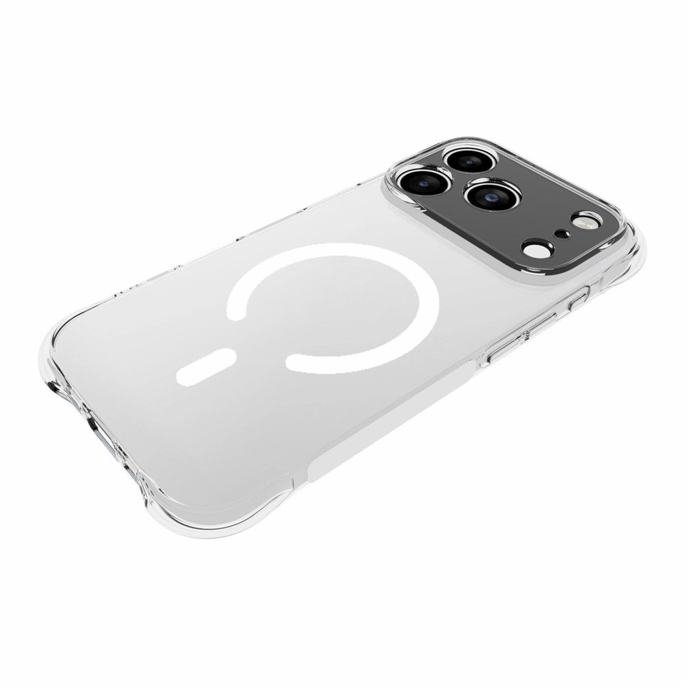 For iPhone 17 Pro  /  18 Pro Magnetic Case TPU Anti-drop Phone Back Cover