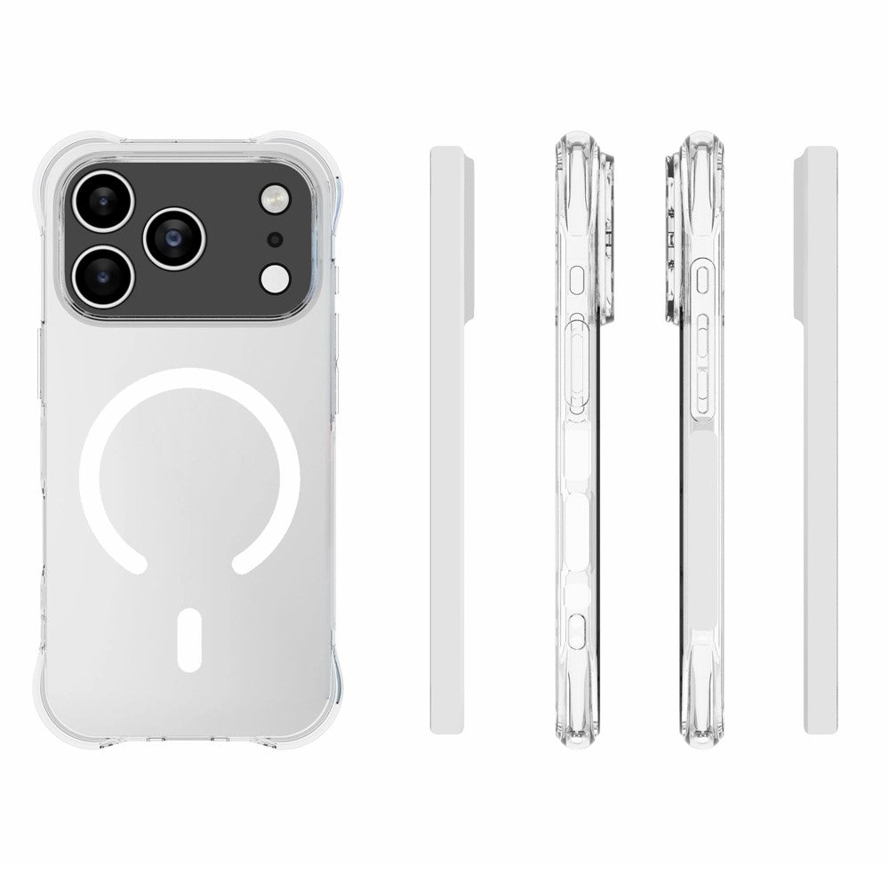 For iPhone 17 Pro  /  18 Pro Magnetic Case TPU Anti-drop Phone Back Cover