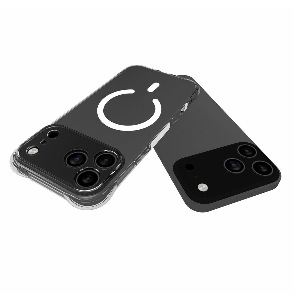 For iPhone 17 Pro Max  /  18 Pro Max Magnetic Case TPU Anti-drop Phone Back Cover