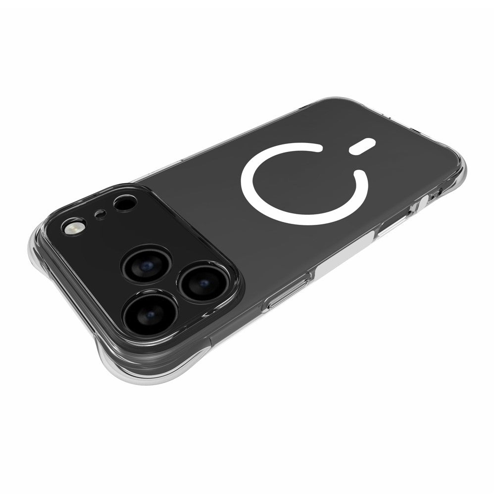 For iPhone 17 Pro Max  /  18 Pro Max Magnetic Case TPU Anti-drop Phone Back Cover
