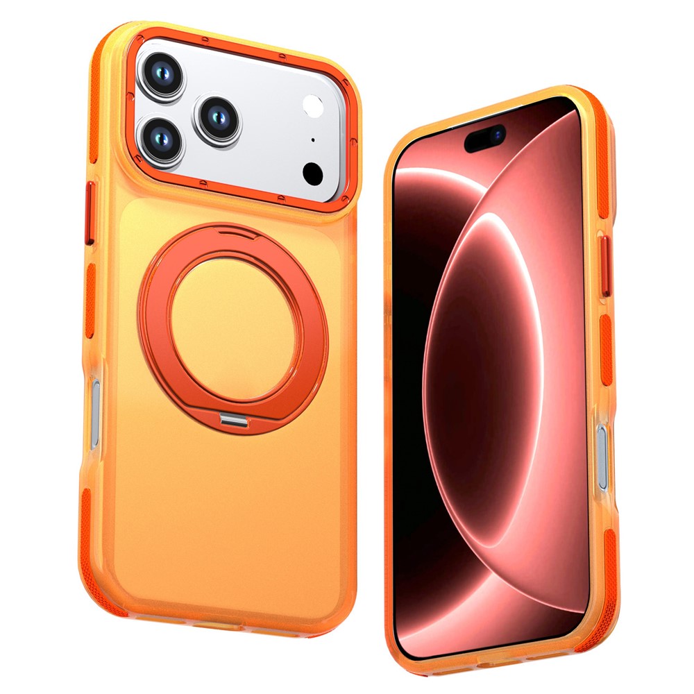 iPhone 18/17 Pro Max Contrast Color Case with Rotating Kickstand