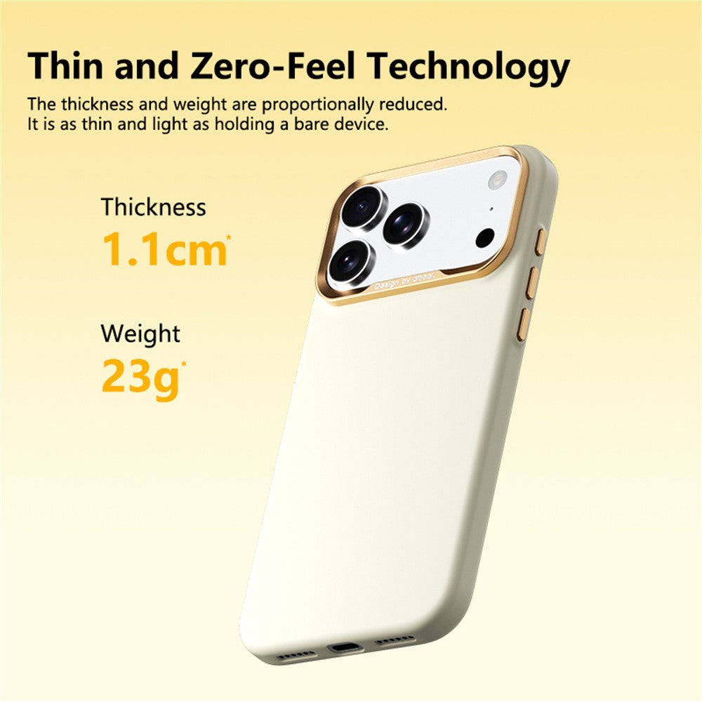 ABEEL For iPhone 17 Pro  /  18 Pro Magnetic Case Liquid Silicone Skin Feel PC Phone Cover