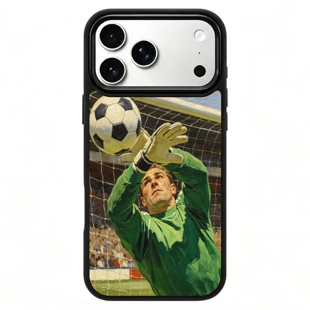 iPhone 17 Pro Football Pattern Magnetic Case