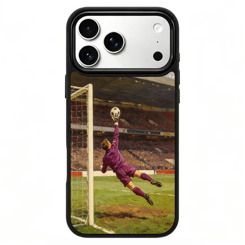 iPhone 17 Pro Football Pattern Magnetic Case