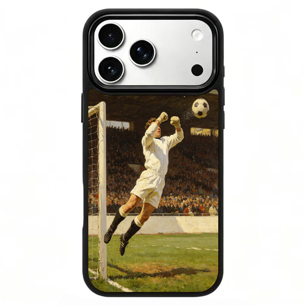 iPhone 17 Pro Football Pattern Magnetic Case