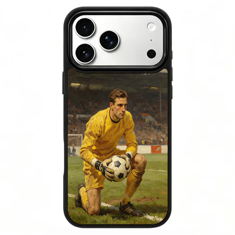 iPhone 17 Pro Football Pattern Magnetic Case