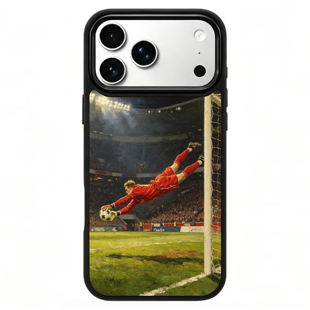 iPhone 17 Pro Football Pattern Magnetic Case