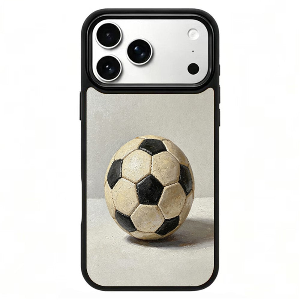 iPhone 17 Pro Football Pattern Magnetic Case