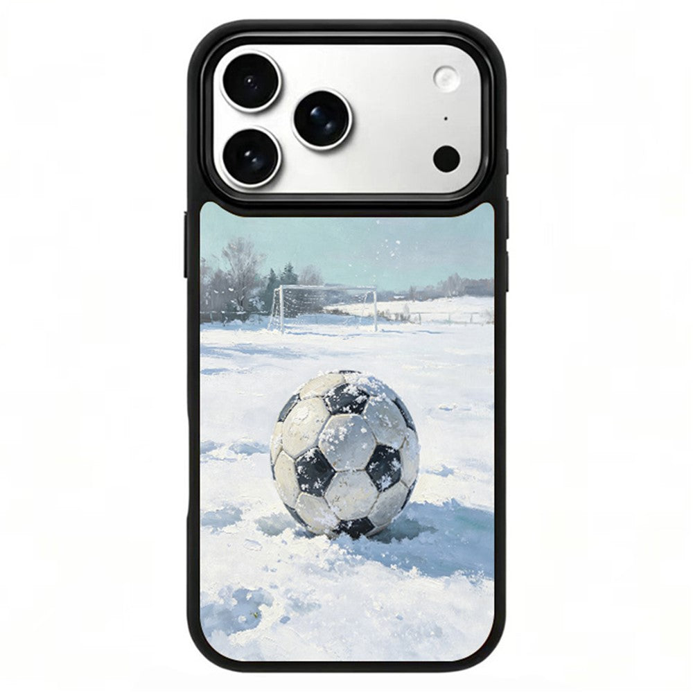 iPhone 17 Pro Football Pattern Magnetic Case