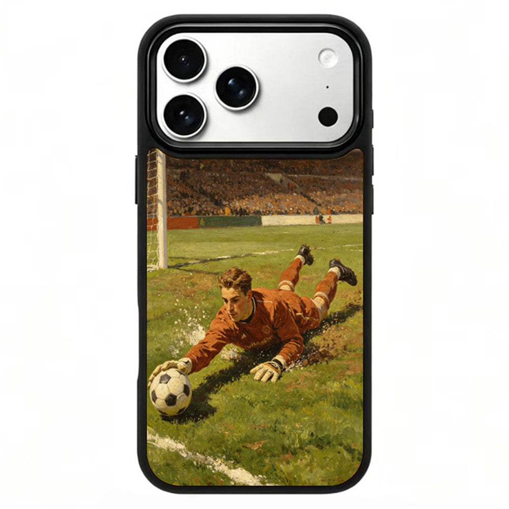 iPhone 17 Pro Max Football Pattern Magnetic Case