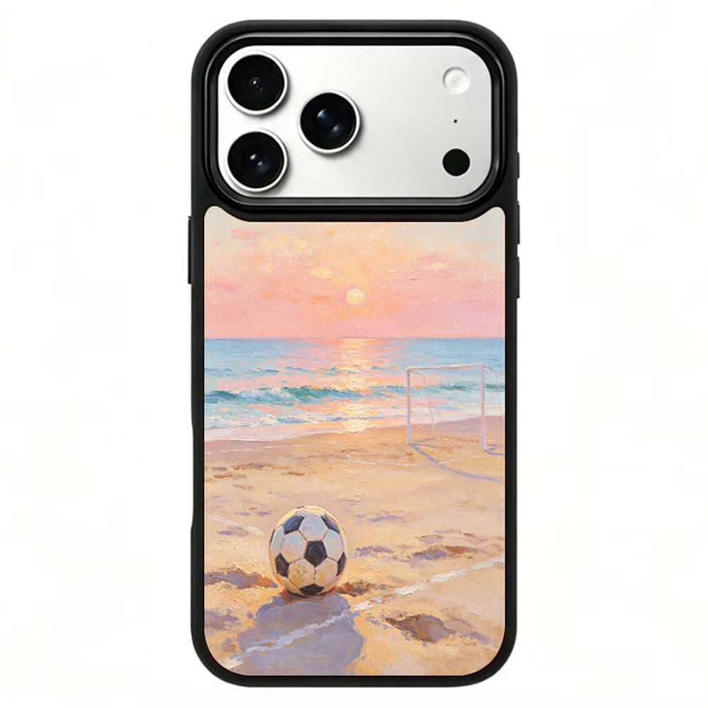 iPhone 17 Pro Max Football Pattern Magnetic Case
