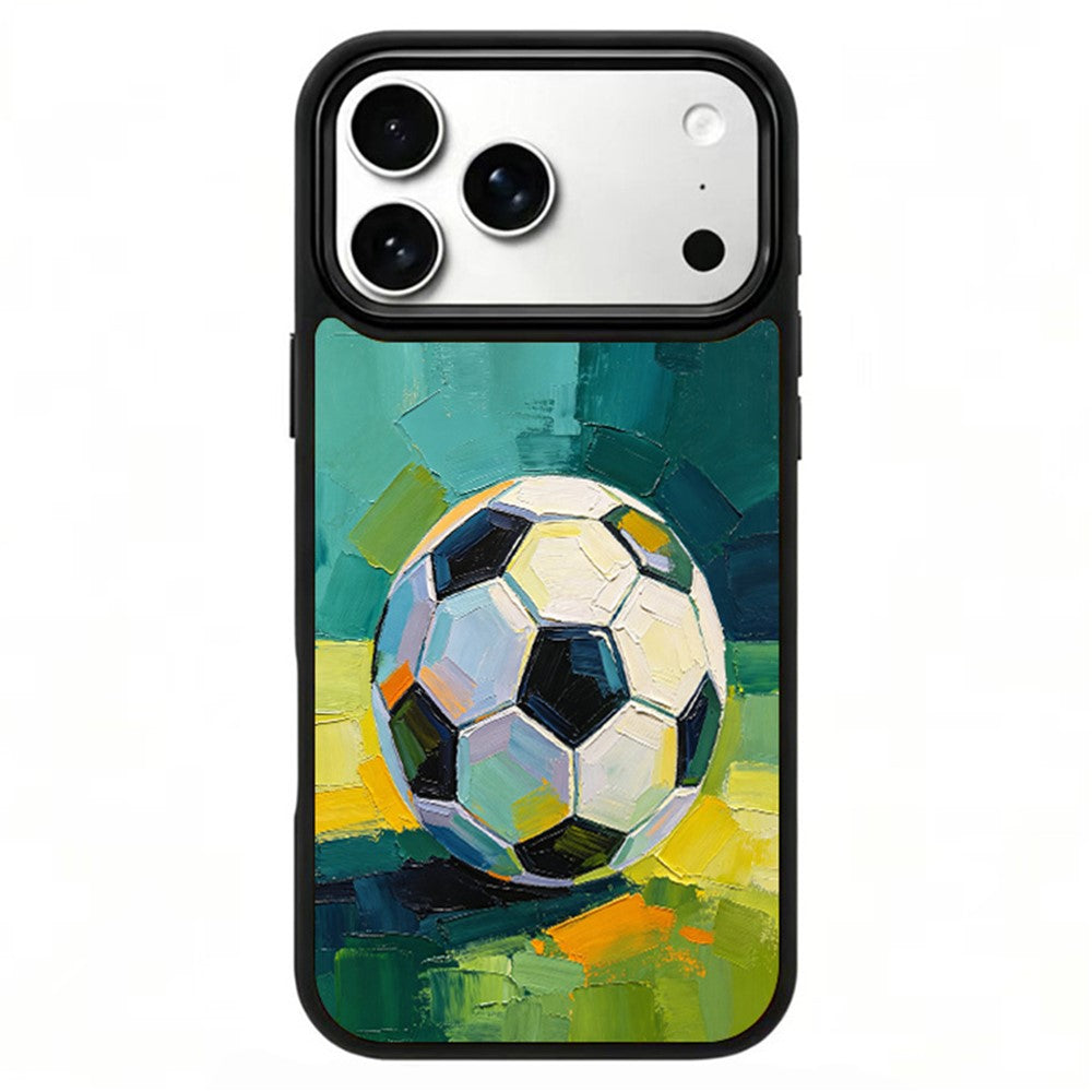 iPhone 17 Pro Max Football Pattern Magnetic Case