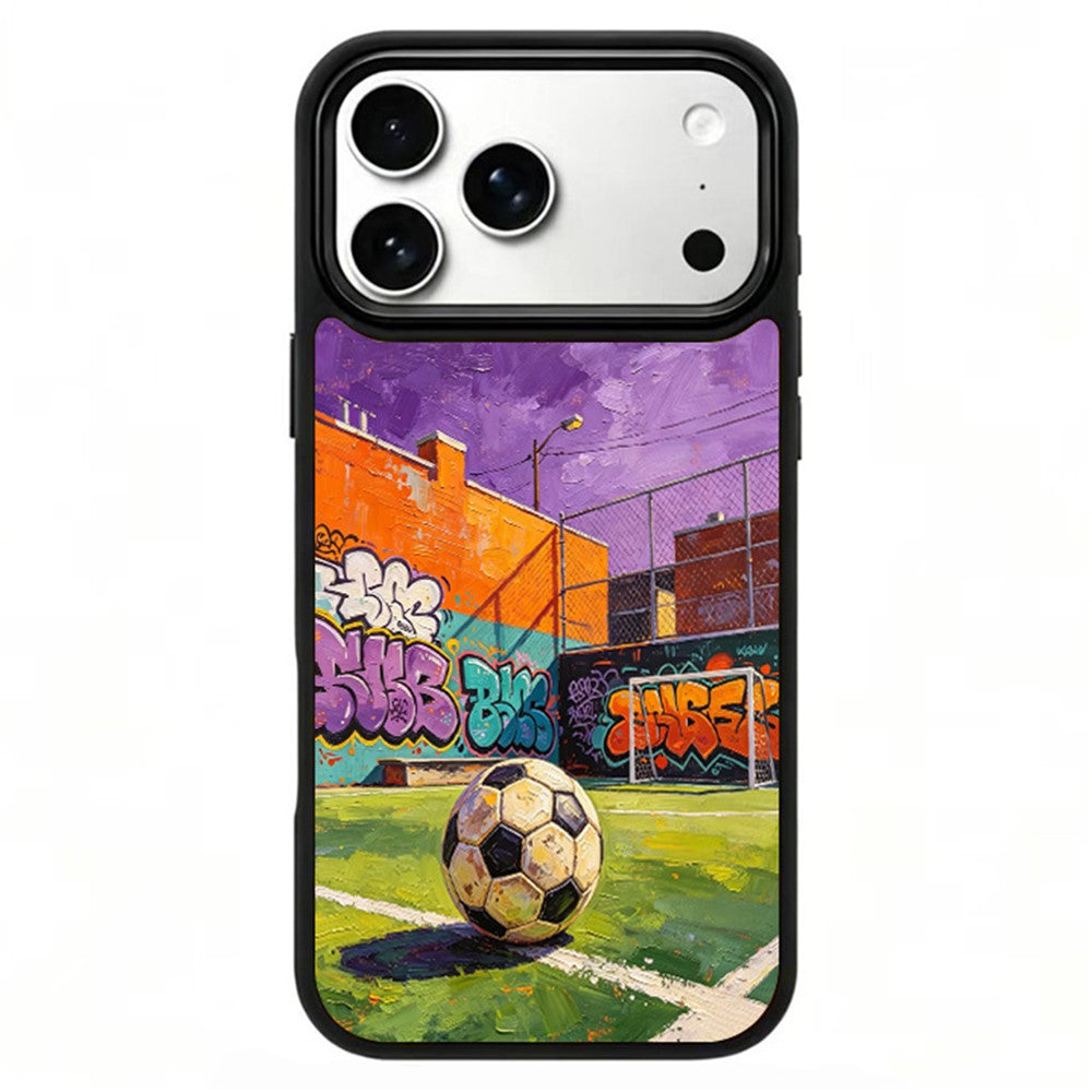 iPhone 17 Pro Max Football Pattern Magnetic Case