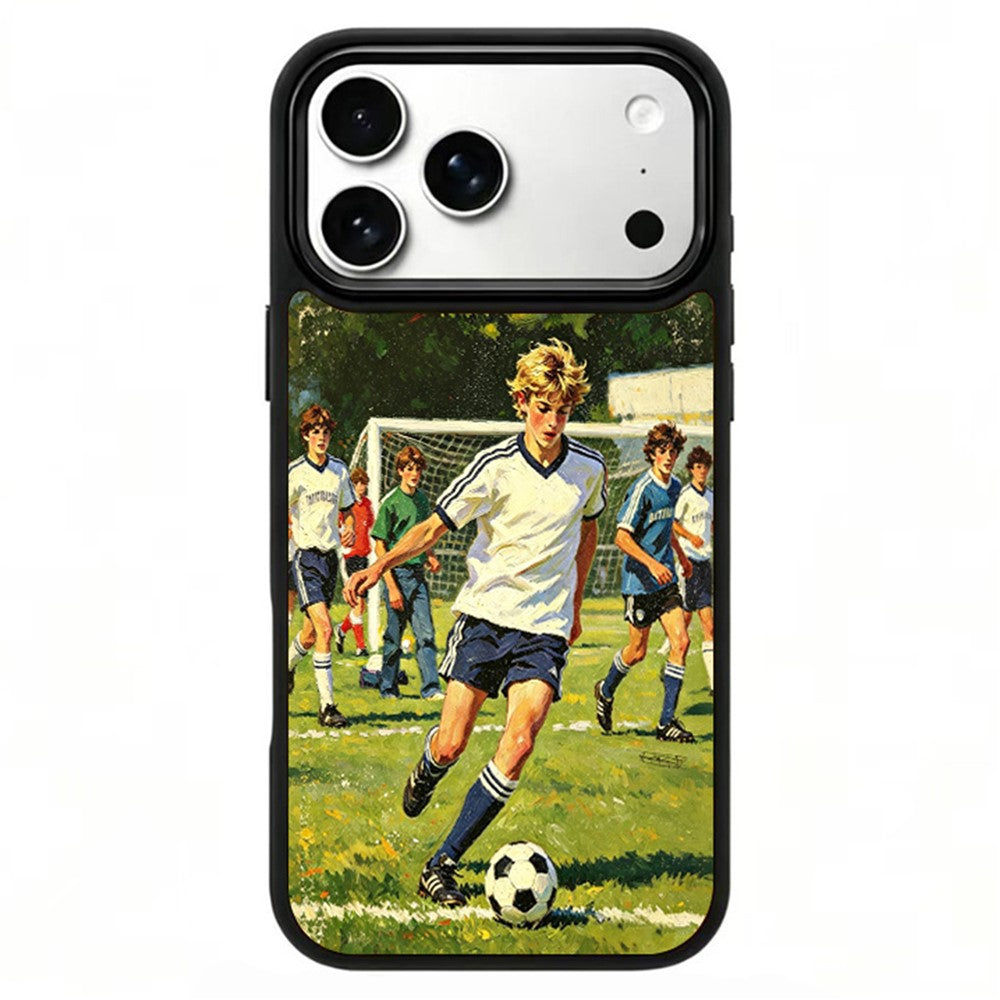 iPhone 17 Pro Max Football Pattern Magnetic Case