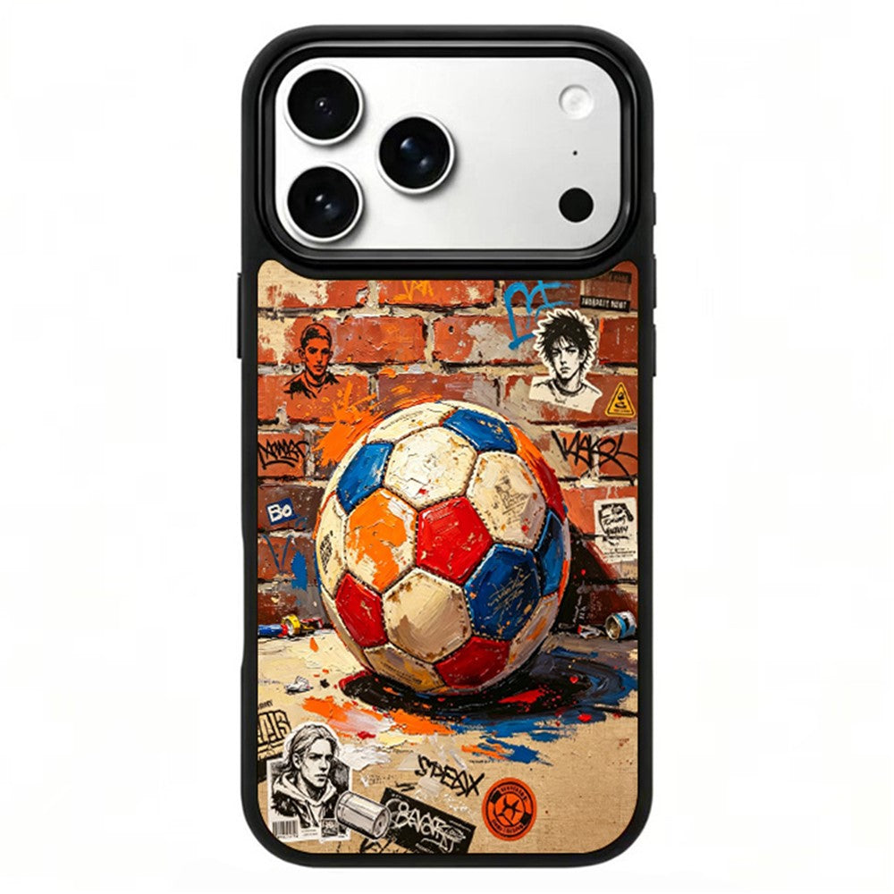 iPhone 17 Pro Max Football Pattern Magnetic Case