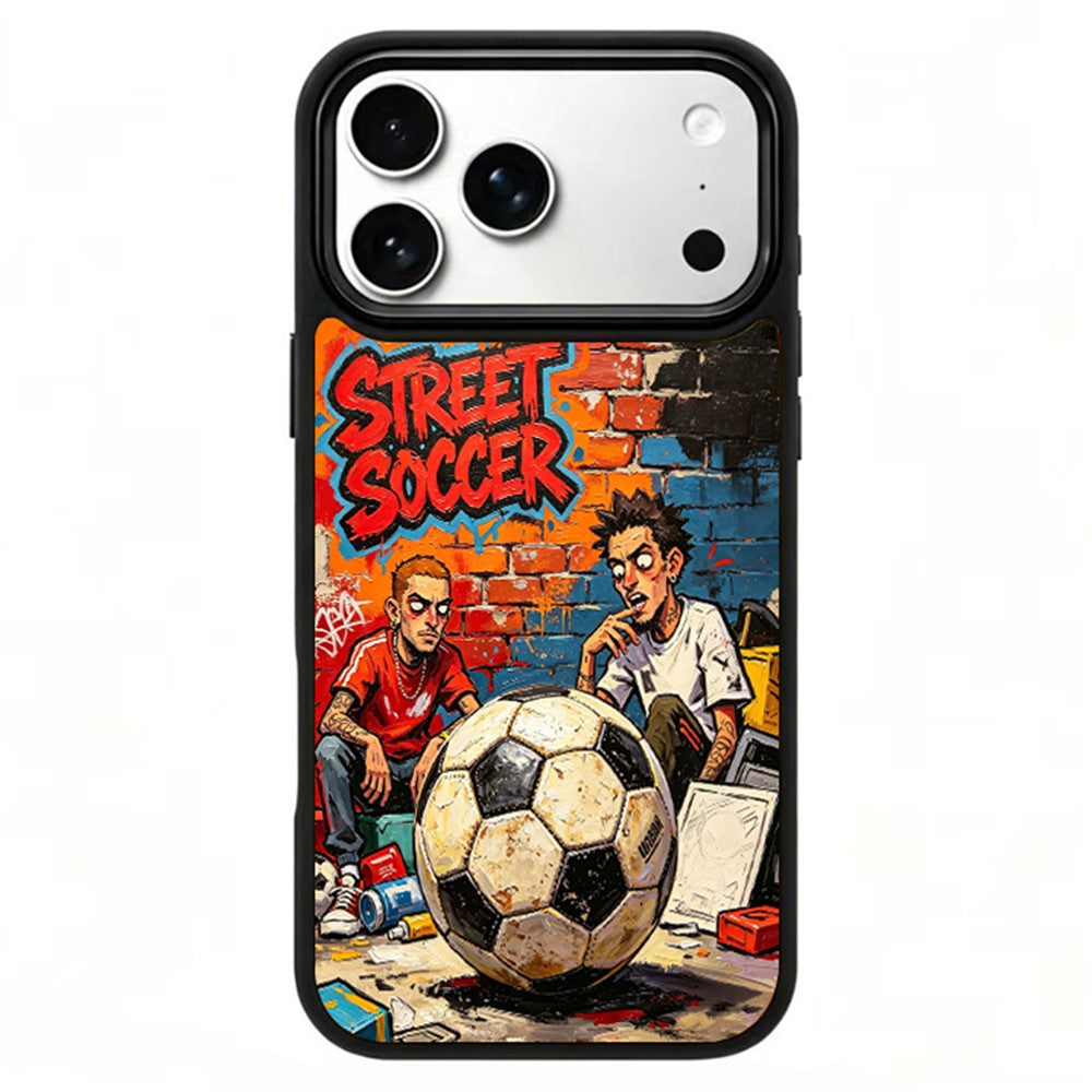 iPhone 17 Pro Max Football Pattern Magnetic Case