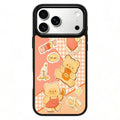 For iPhone 17 Pro Magnetic Case Five Elements Fire Art Series UV Printing PC + Silicone Phone Cover