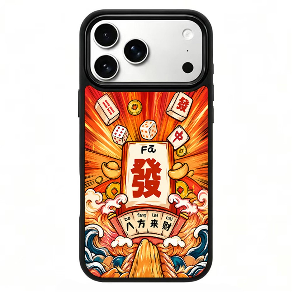 iPhone 17 Pro Max Five Elements Fire Art Case