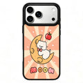 For iPhone 17 Pro Max Magnetic Case Five Elements Fire Art Series UV Printing PC + Silicone Phone Cover