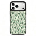For iPhone 17 Pro Max Magnetic Case Five Elements Wood Art Series UV Printing PC + Silicone Phone Cover