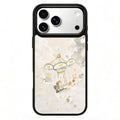 For iPhone 17 Pro Magnetic Case Five Elements Metal Art Series UV Printing PC + Silicone Phone Cover