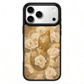 For iPhone 17 Pro Magnetic Case Five Elements Earth Art Series UV Printing PC + Silicone Phone Cover