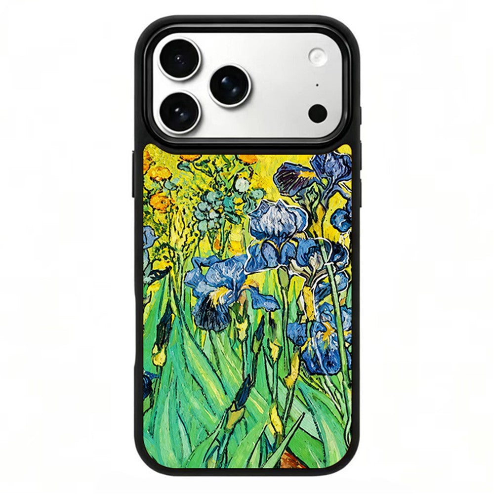 For iPhone 17 Pro Max Magnetic Case Art Gallery UV Pattern Printing PC + Silicone Phone Cover