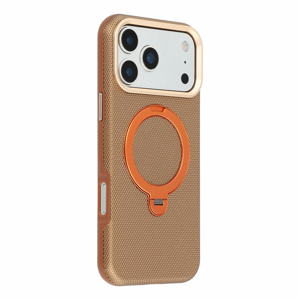 KIGC For iPhone 18 Pro Max / 17 Pro Max Case Rotating Magnetic Kickstand PC + TPU Phone Protective Cover