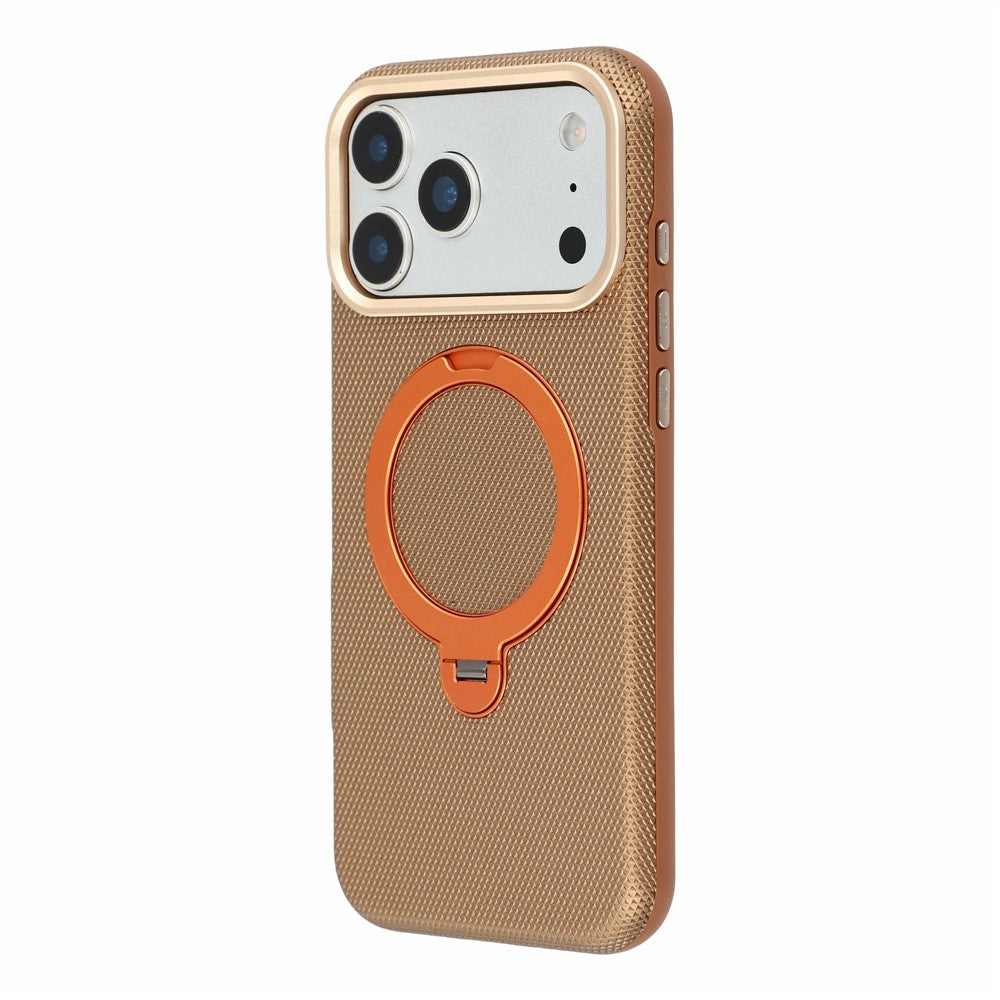 KIGC For iPhone 18 Pro Max / 17 Pro Max Case Rotating Magnetic Kickstand PC + TPU Phone Protective Cover