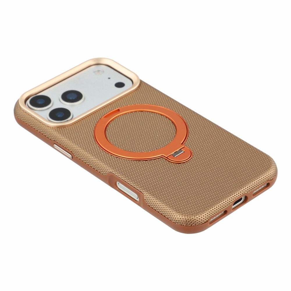 KIGC For iPhone 18 Pro Max / 17 Pro Max Case Rotating Magnetic Kickstand PC + TPU Phone Protective Cover