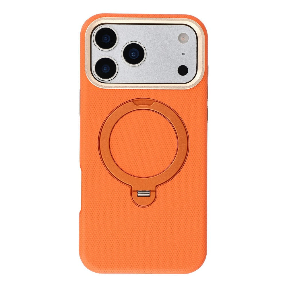 KIGC For iPhone 18 Pro Max / 17 Pro Max Case Rotating Magnetic Kickstand PC + TPU Phone Protective Cover