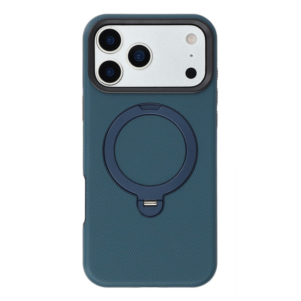 KIGC For iPhone 18 Pro Max / 17 Pro Max Case Rotating Magnetic Kickstand PC + TPU Phone Protective Cover