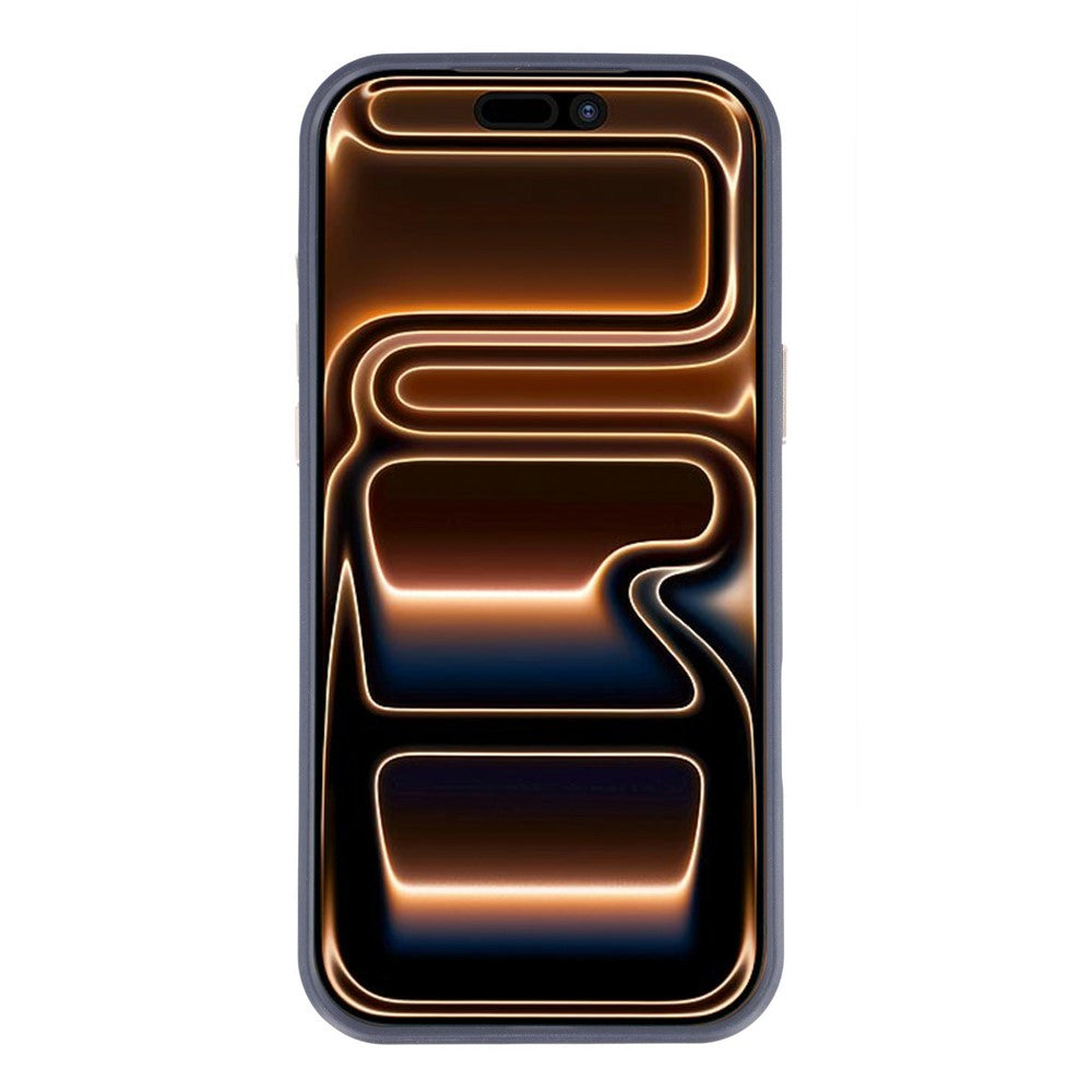 KIGC for iPhone 18 Pro / 17 Pro Case Card Holder Kickstand Fabric + PC + TPU Shockproof Phone Cover
