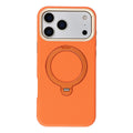 KIGC For iPhone 18 Pro / 17 Pro Case Rotating Magnetic Kickstand PC + TPU Phone Protective Cover