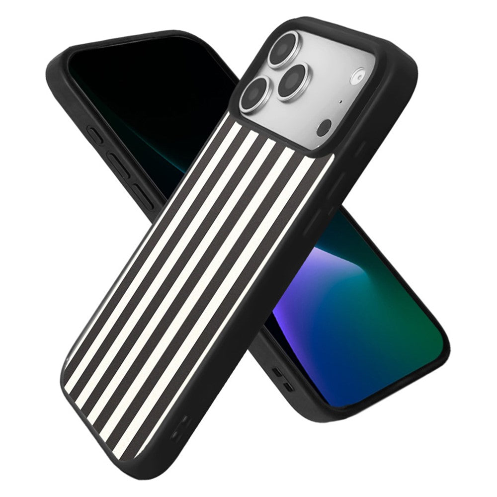EYCASE Striped Series for iPhone 18 Pro Max / 17 Pro Max Case Compatible with MagSafe TPU + Acrylic Phone Cover