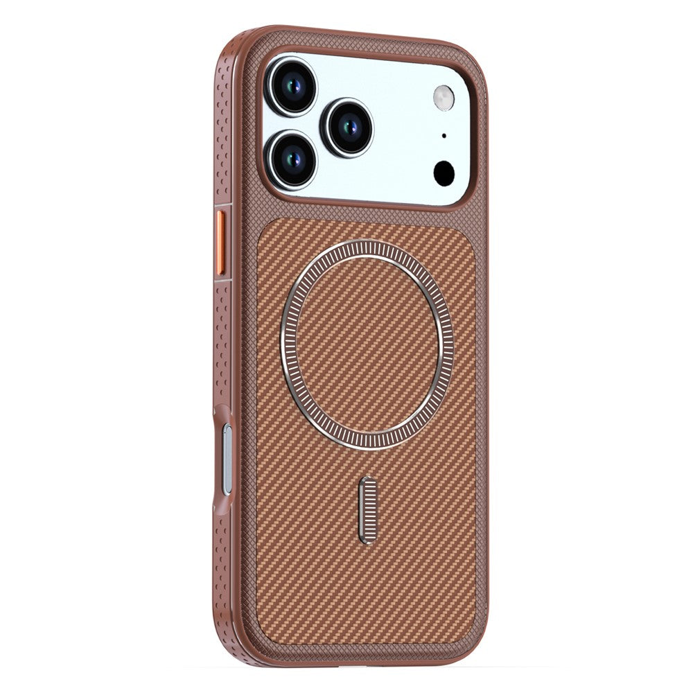 iPhone 17/18 Pro Carbon Fiber Magnetic Case