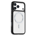 For iPhone 17 Pro Max  /  18 Pro Max Magnetic Case Carbon Fiber Texture PC + TPU Phone Cover with Independent Button